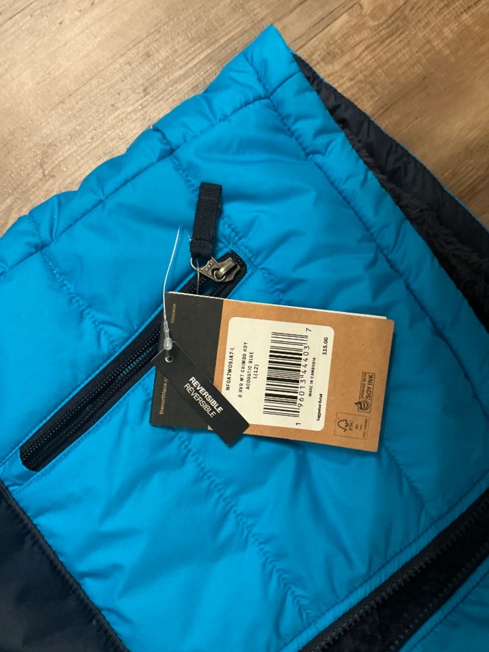 The North Face Boys' Reversible Mount Full-Zip Hooded Jacket, size L ( boy) - Picture 5 of 5